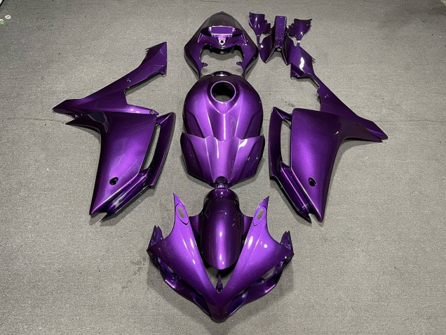 2007-2008 Gloss Purple Yamaha R1 Motorcycle Fairings
