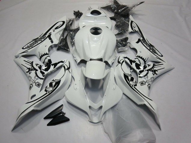2007-2008 Gloss White Special Design Honda CBR600RR Motorcycle Fairings 2007-2008 Gloss White Special Design Honda CBR600RR Motorcycle Fairings