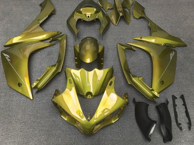 2007-2008 Gloss Yellow Yamaha R1 Motorcycle Fairings