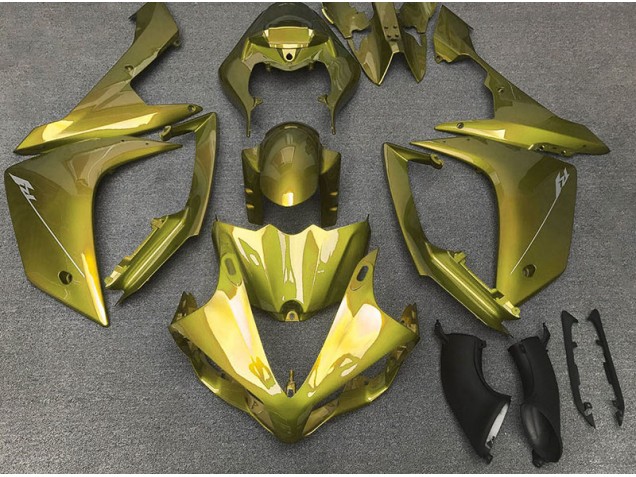 2007-2008 Gloss Yellow Yamaha R1 Motorcycle Fairings 2007-2008 Gloss Yellow Yamaha R1 Motorcycle Fairings