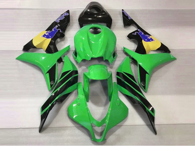 2007-2008 Green & Blue Bull Honda CBR600RR Motorcycle Fairings 2007-2008 Green & Blue Bull Honda CBR600RR Motorcycle Fairings