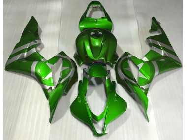 2007-2008 Green Captain America Honda CBR600RR Motorcycle Fairings
