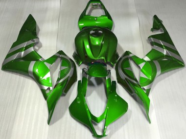2007-2008 Green Captain America Honda CBR600RR Motorcycle Fairings