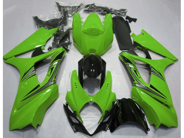 2007-2008 Green OEM Style Suzuki GSXR 1000 Motorcycle Fairings 2007-2008 Green OEM Style Suzuki GSXR 1000 Motorcycle Fairings