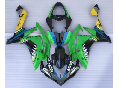 2007-2008 Green Shark Yamaha R1 Motorcycle Fairings