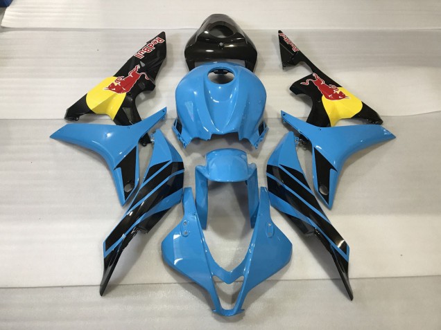 2007-2008 Light Blue Red Bull Honda CBR600RR Motorcycle Fairings 2007-2008 Light Blue Red Bull Honda CBR600RR Motorcycle Fairings