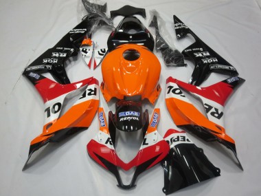 2007-2008 Light Orange Repsol Honda CBR600RR Motorcycle Fairings