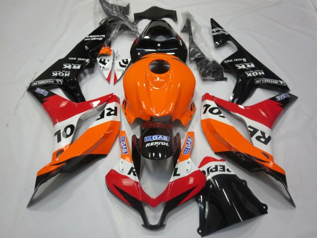 2007-2008 Light Orange Repsol Honda CBR600RR Motorcycle Fairings 2007-2008 Light Orange Repsol Honda CBR600RR Motorcycle Fairings
