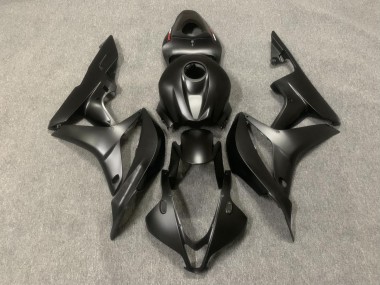 2007-2008 Matte Black & Logos Honda CBR600RR Motorcycle Fairings