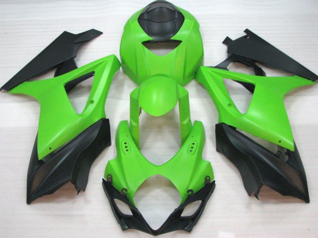2007-2008 Matte Green Suzuki GSXR 1000 Motorcycle Fairings 2007-2008 Matte Green Suzuki GSXR 1000 Motorcycle Fairings