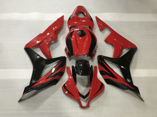 2007-2008 Metallic Red OEM Style Honda CBR600RR Motorcycle Fairings 2007-2008 Metallic Red OEM Style Honda CBR600RR Motorcycle Fairings