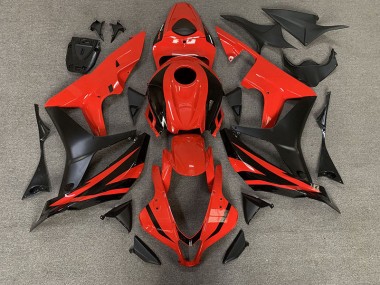 2007-2008 OEM Red Style Honda CBR600RR Motorcycle Fairings