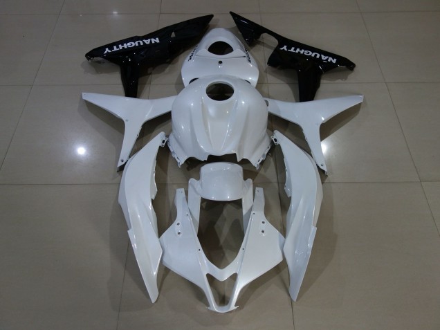 2007-2008 Pearl White Honda CBR600RR Motorcycle Fairings 2007-2008 Pearl White Honda CBR600RR Motorcycle Fairings