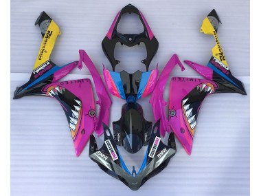 2007-2008 Pink Shark Yamaha R1 Motorcycle Fairings