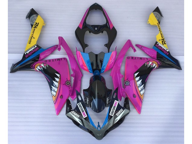 2007-2008 Pink Shark Yamaha R1 Motorcycle Fairings 2007-2008 Pink Shark Yamaha R1 Motorcycle Fairings