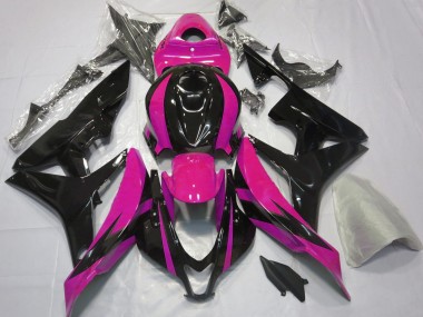 2007-2008 Pink and Black OEM Design Honda CBR600RR Motorcycle Fairings