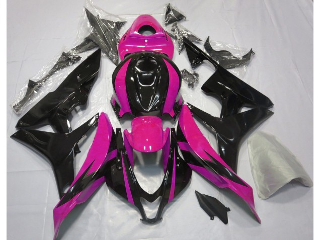 2007-2008 Pink and Black OEM Design Honda CBR600RR Motorcycle Fairings 2007-2008 Pink and Black OEM Design Honda CBR600RR Motorcycle Fairings