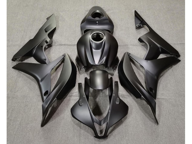2007-2008 Plain Matte Black Honda CBR600RR Motorcycle Fairings 2007-2008 Plain Matte Black Honda CBR600RR Motorcycle Fairings