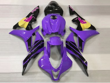 2007-2008 Purple & Pink Bull Honda CBR600RR Motorcycle Fairings