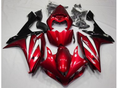 2007-2008 Red White and Black Yamaha R1 Motorcycle Fairings