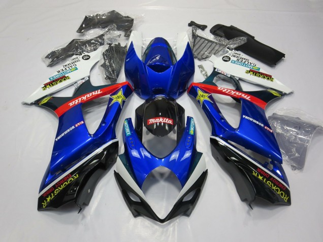 2007-2008 Rockstar Suzuki GSXR 1000 Motorcycle Fairings 2007-2008 Rockstar Suzuki GSXR 1000 Motorcycle Fairings