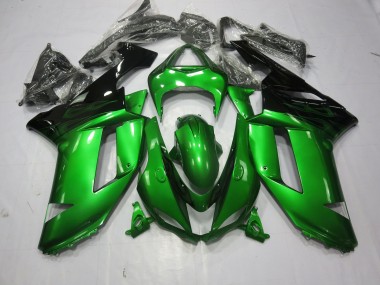 2007-2008 Special Green Kawasaki ZX6R Motorcycle Fairings