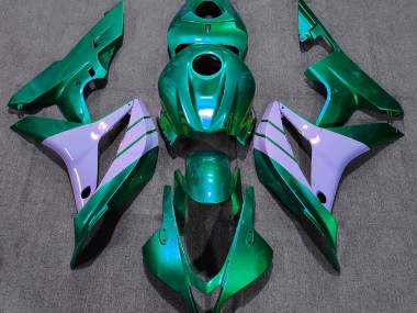 2007-2008 Turquoise and Milky Purple Honda CBR600RR Motorcycle Fairings