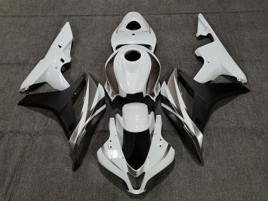 2007-2008 White OEM Style Honda CBR600RR Motorcycle Fairings