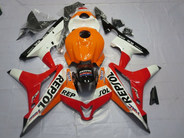 2007-2008 White Repsol Honda CBR600RR Motorcycle Fairings 2007-2008 White Repsol Honda CBR600RR Motorcycle Fairings