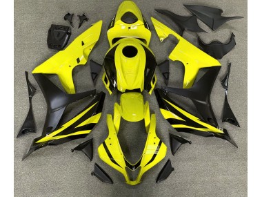 2007-2008 Yellow OEM Style Honda CBR600RR Motorcycle Fairings