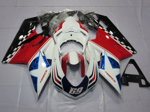 2007-2012 69 Ducati 848 1098 1198 Motorcycle Fairings 2007-2012 69 Ducati 848 1098 1198 Motorcycle Fairings
