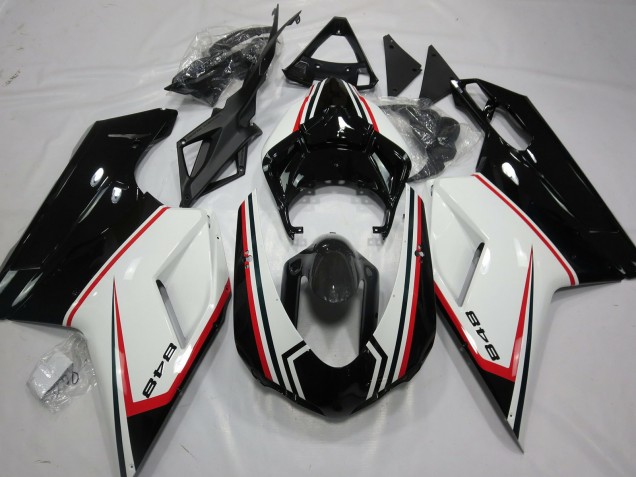2007-2012 848 TriColor Ducati 848 1098 1198 Motorcycle Fairings 2007-2012 848 TriColor Ducati 848 1098 1198 Motorcycle Fairings