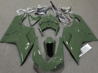 2007-2012 Army Green Gloss Ducati 848 1098 1198 Motorcycle Fairings