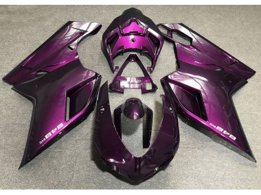 2007-2012 Deep Pink Ducati 848 1098 1198 Motorcycle Fairings