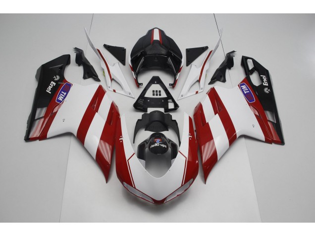 2007-2012 Deep Red Ducati 848 1098 1198 Motorcycle Fairings 2007-2012 Deep Red Ducati 848 1098 1198 Motorcycle Fairings