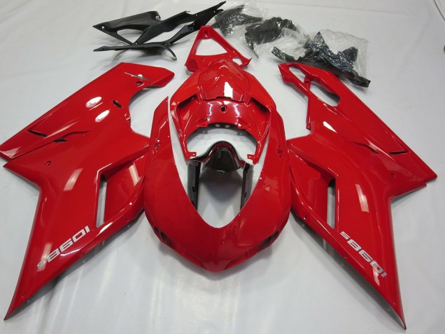 2007-2012 OEM Style Gloss Red Ducati 848 1098 1198 Motorcycle Fairings 2007-2012 OEM Style Gloss Red Ducati 848 1098 1198 Motorcycle Fairings