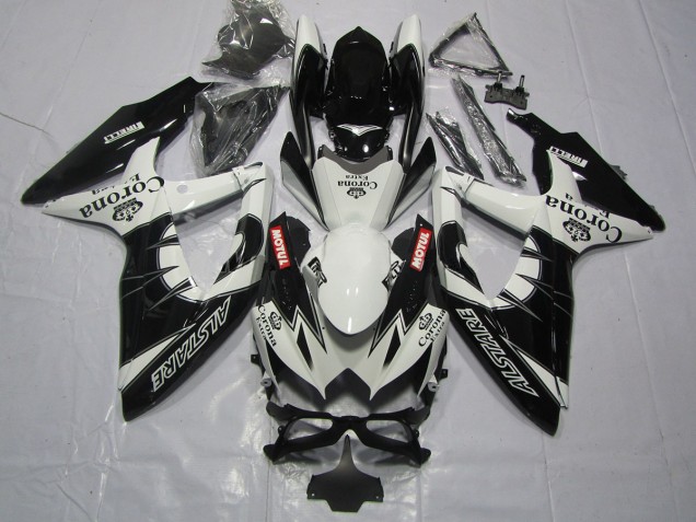 2008-2010 Black Corona Suzuki GSXR 600-750 Motorcycle Fairings 2008-2010 Black Corona Suzuki GSXR 600-750 Motorcycle Fairings