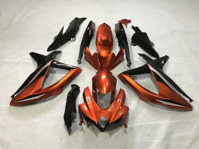 2008-2010 Burnt Orange Suzuki GSXR 600-750 Motorcycle Fairings 2008-2010 Burnt Orange Suzuki GSXR 600-750 Motorcycle Fairings