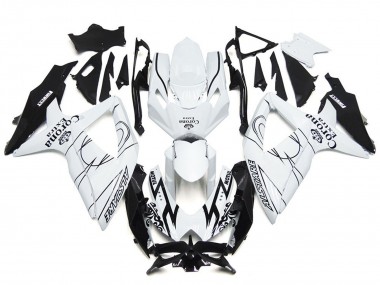 2008-2010 Custom Corona Special with White Suzuki GSXR 600-750 Motorcycle Fairings