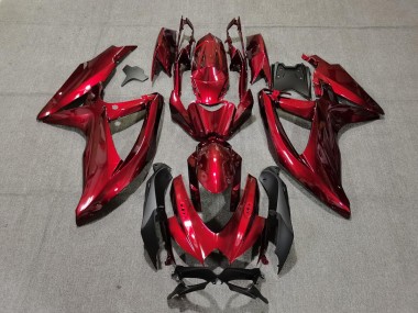 2008-2010 Deep Red Suzuki GSXR 600-750 Motorcycle Fairings