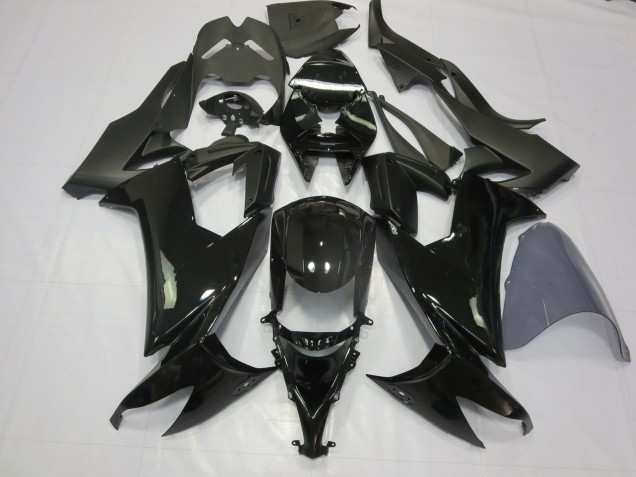 2008-2010 Gloss Black Kawasaki ZX10R Motorcycle Fairings 2008-2010 Gloss Black Kawasaki ZX10R Motorcycle Fairings