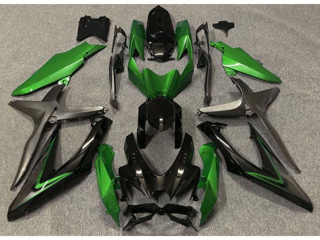2008-2010 Gloss Green & Green R Suzuki GSXR 600-750 Motorcycle Fairings 2008-2010 Gloss Green & Green R Suzuki GSXR 600-750 Motorcycle Fairings