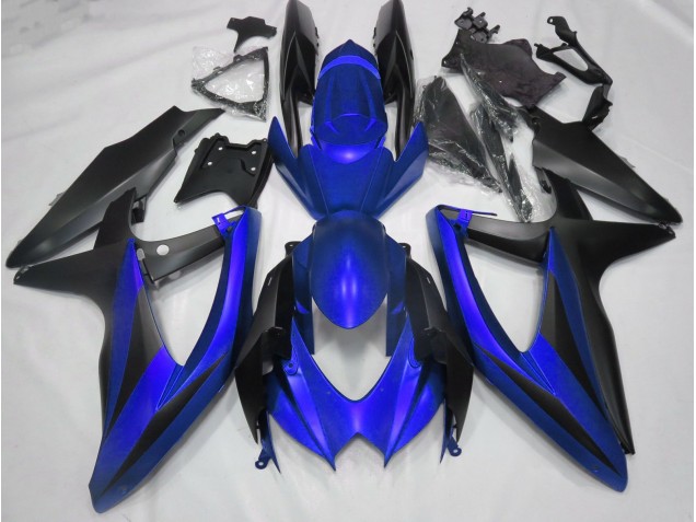 2008-2010 Matte Blue No R Suzuki GSXR 600-750 Motorcycle Fairings 2008-2010 Matte Blue No R Suzuki GSXR 600-750 Motorcycle Fairings