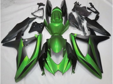 2008-2010 Matte Green No R Suzuki GSXR 600-750 Motorcycle Fairings