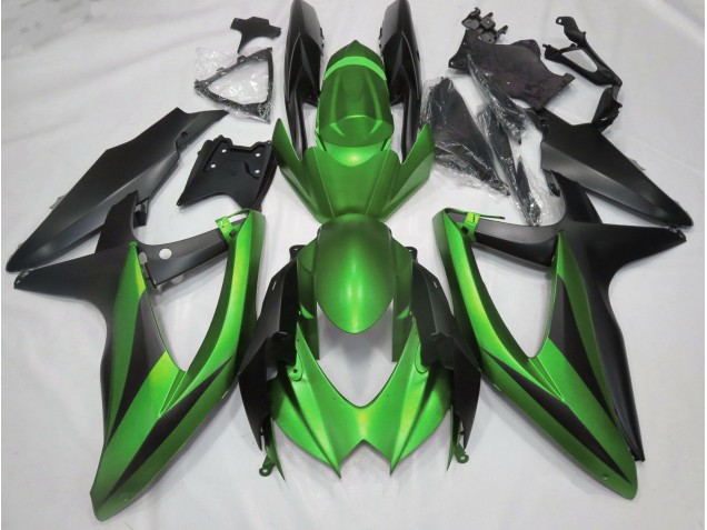 2008-2010 Matte Green No R Suzuki GSXR 600-750 Motorcycle Fairings 2008-2010 Matte Green No R Suzuki GSXR 600-750 Motorcycle Fairings