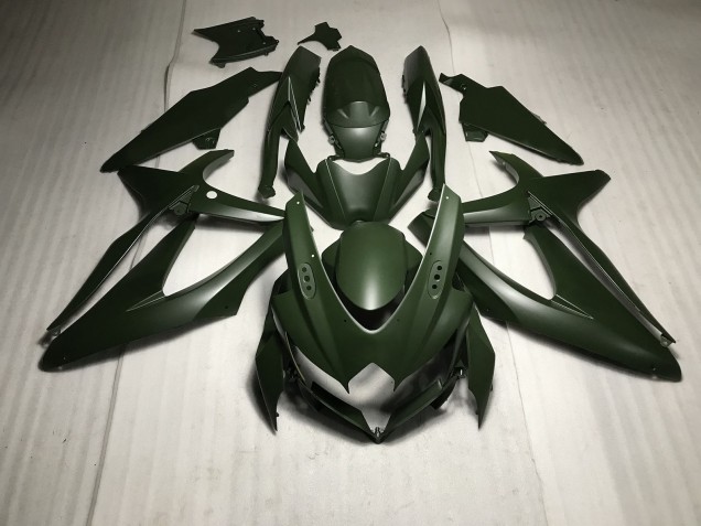 2008-2010 Matte Green Suzuki GSXR 600-750 Motorcycle Fairings 2008-2010 Matte Green Suzuki GSXR 600-750 Motorcycle Fairings