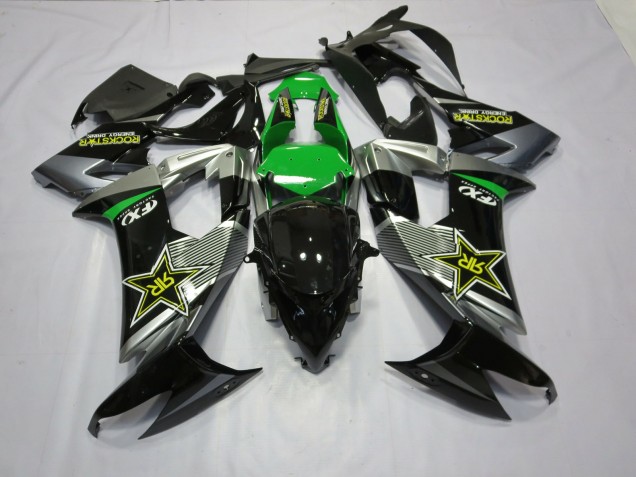 2008-2010 RockStar Kawasaki ZX10R Motorcycle Fairings 2008-2010 RockStar Kawasaki ZX10R Motorcycle Fairings
