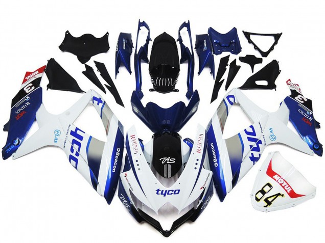 2008-2010 TYCO Gloss Custom Style Suzuki GSXR 600-750 Motorcycle Fairings 2008-2010 TYCO Gloss Custom Style Suzuki GSXR 600-750 Motorcycle Fairings