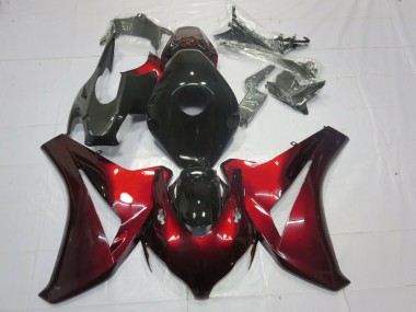 2008-2011 Candy Red and Black Honda CBR1000RR Motorcycle Fairings