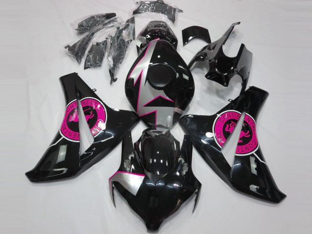 2008-2011 Gloss Black & Pink Honda CBR1000RR Motorcycle Fairings 2008-2011 Gloss Black & Pink Honda CBR1000RR Motorcycle Fairings